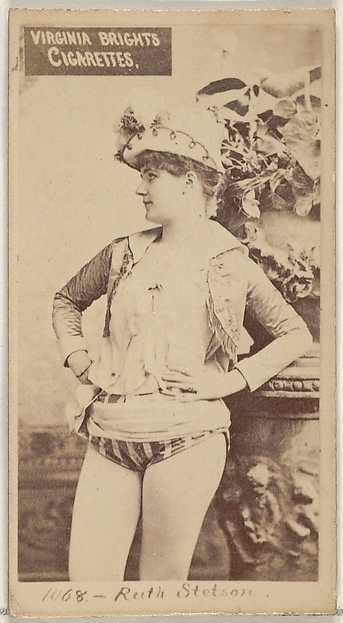 Allen & Ginter, Card 1068, Ruth Stetson, from the Actors and Actresses series (N45, Type 2) for Virginia Brights Cigarettes