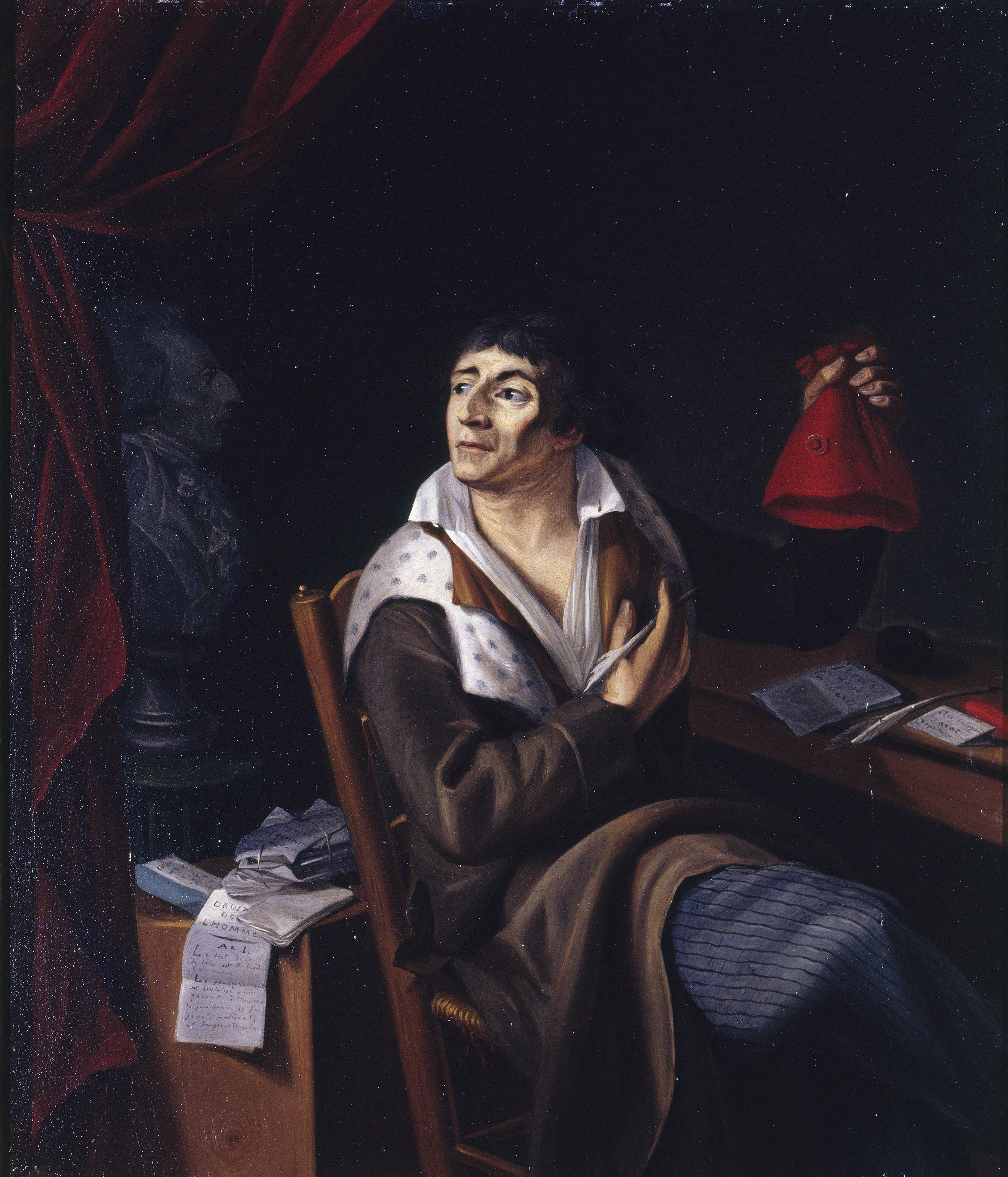 Anonyme, Portrait de Jean-Paul Marat (1743-1793), publiciste et homme politique