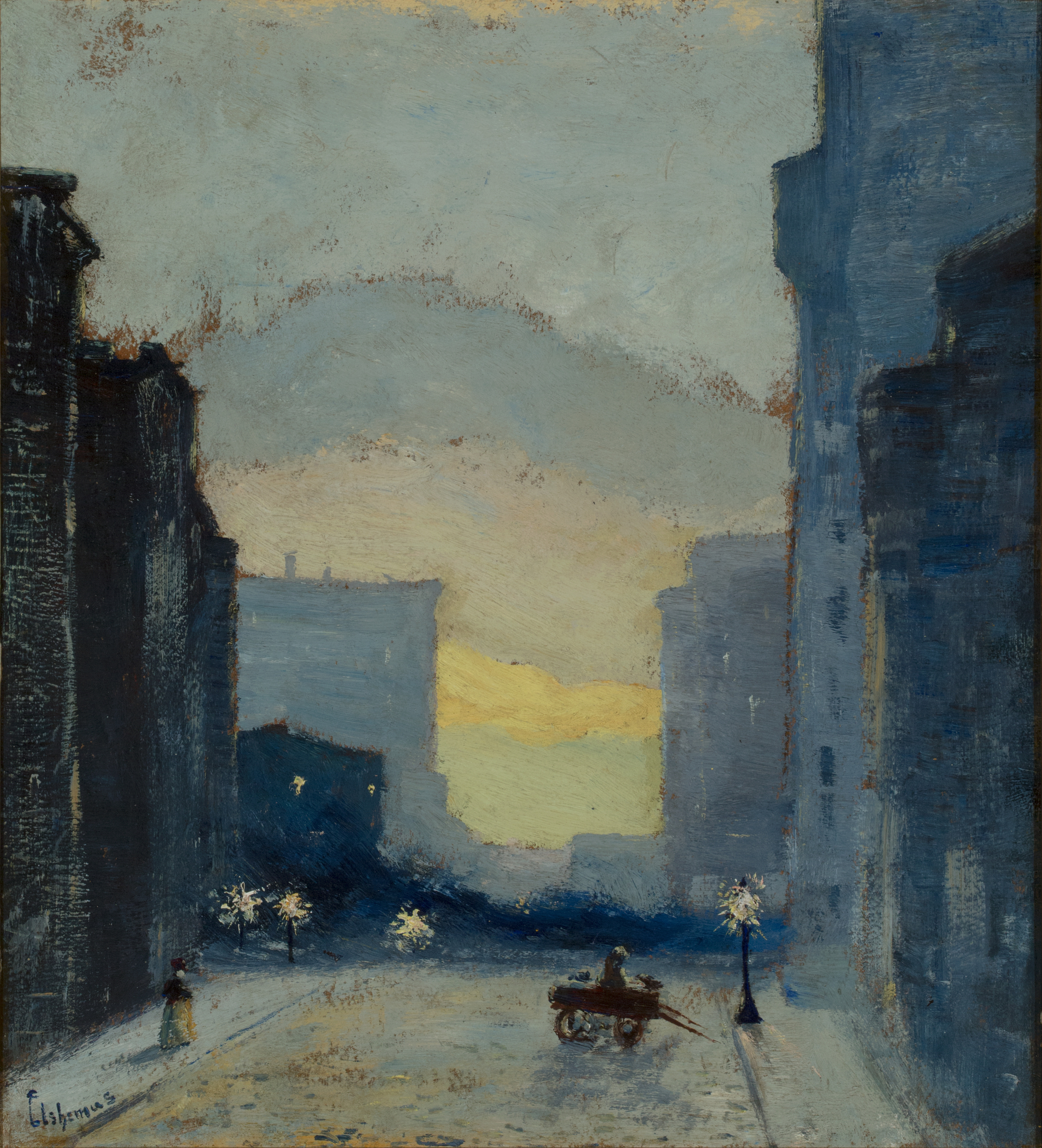Louis Eilshemius, East Side, New York