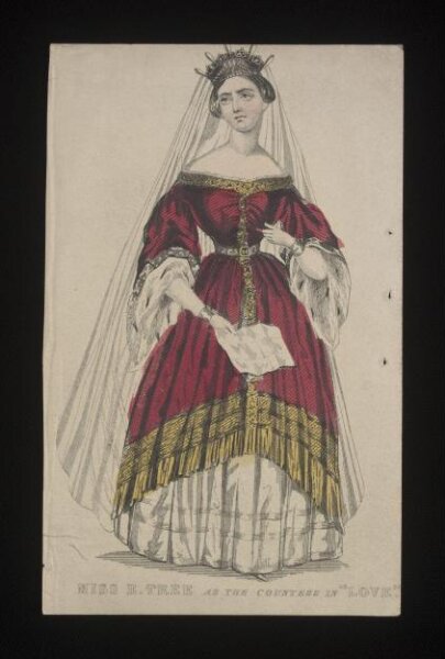 Unknown, Miss E Tree as the Countess in Love