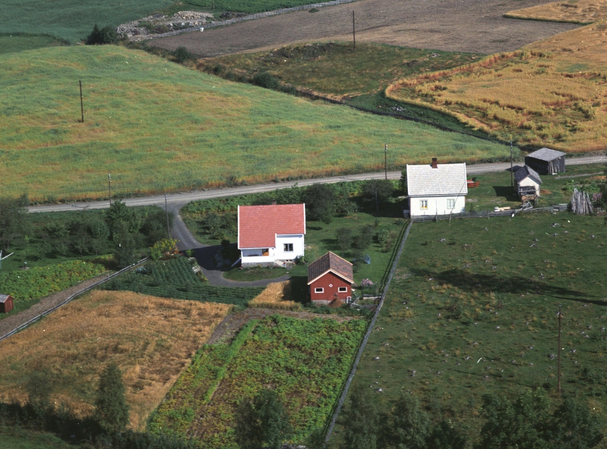 Widerøes Flyveselskap A/S, Flyfoto, ukjent, Gaupen, Ringsaker.