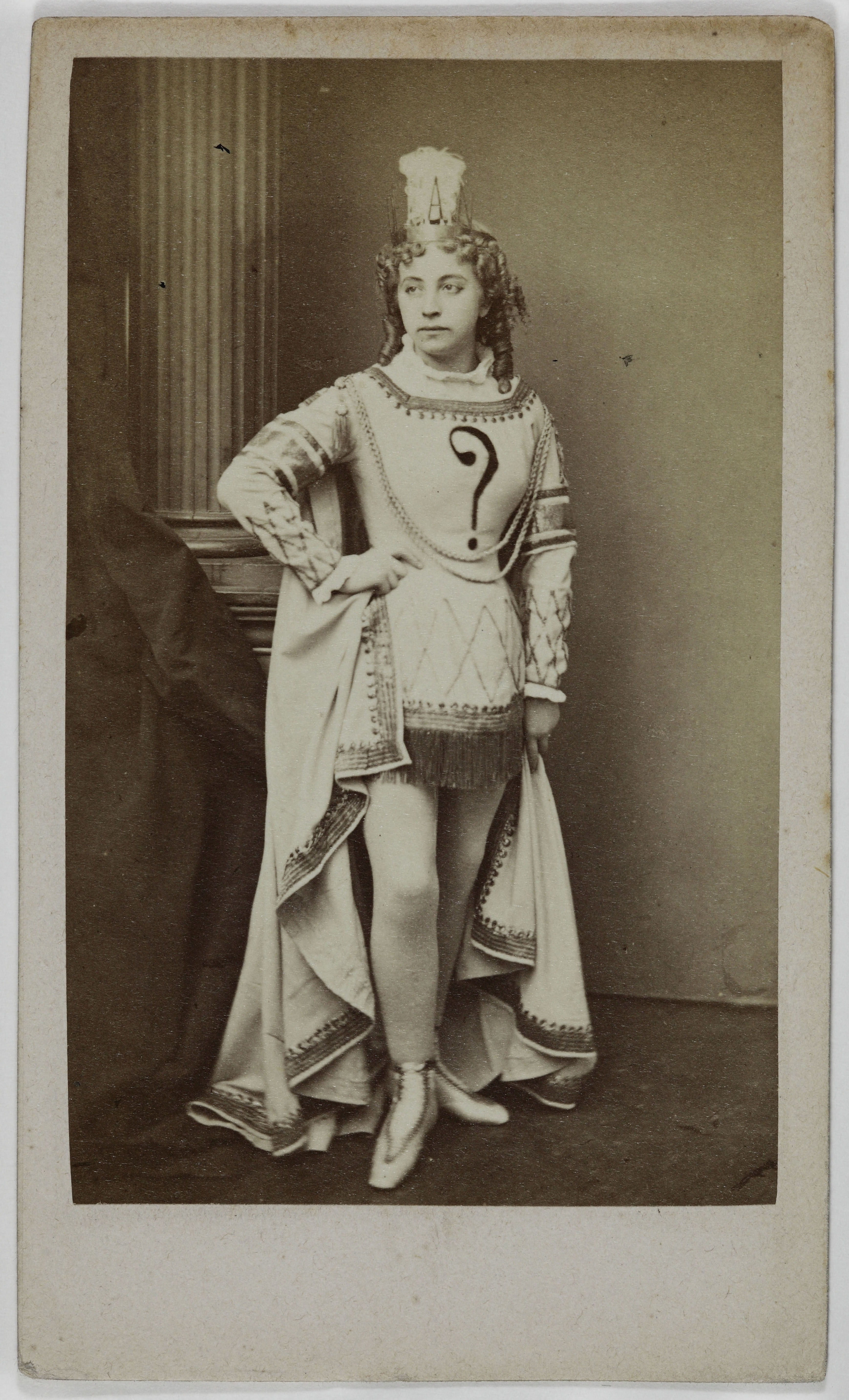 Anonyme, Portrait d'André, blanche, (actrice)