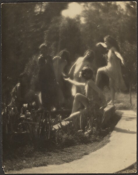 Louis Fleckenstein, [Dancers in Garden]