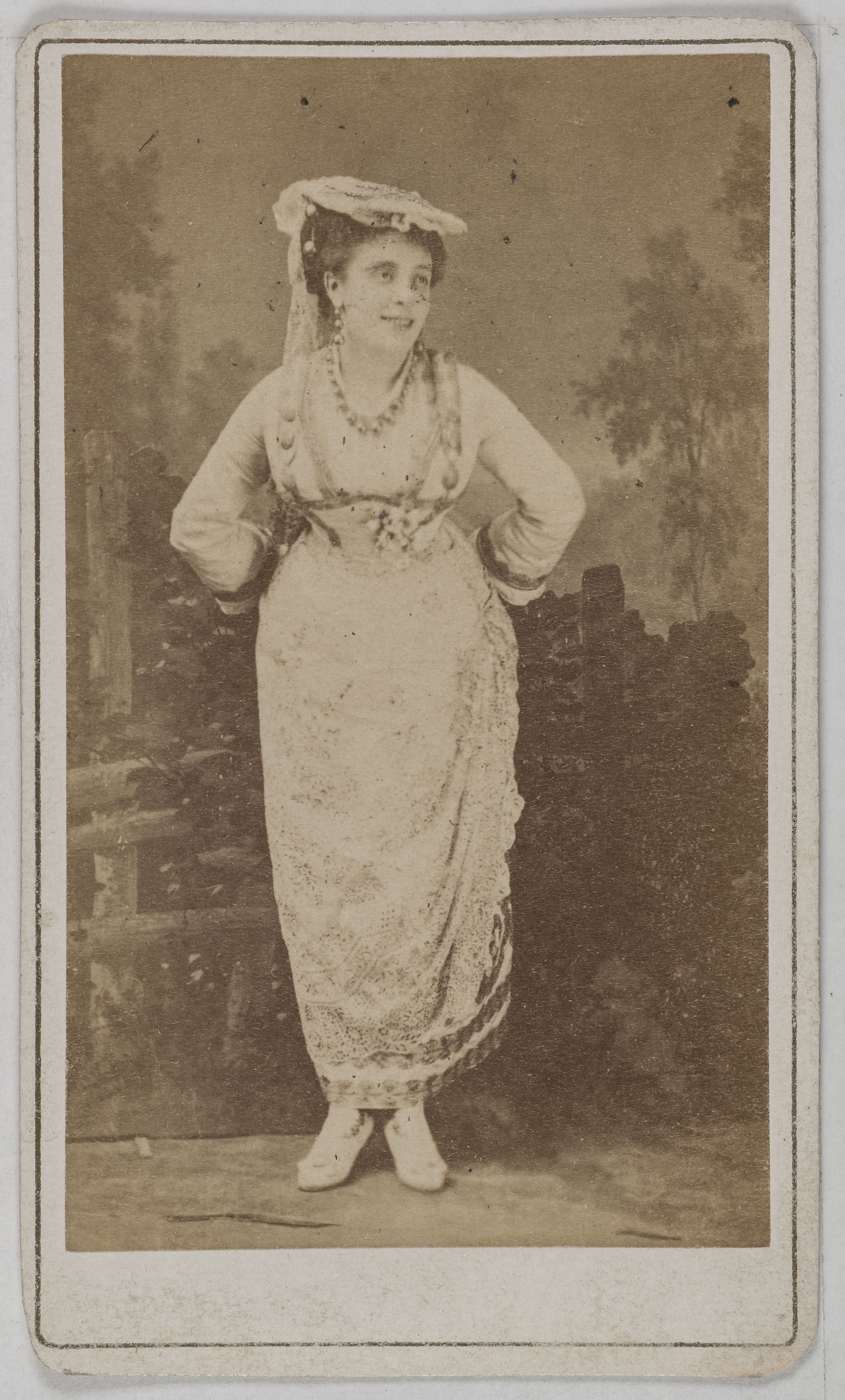 Gaston & Mathieu, Portrait d'Anna Judic (Anna Marie Louise Damiens, épouse Israël, dite), (1850-1911), (cantatrice, actrice)