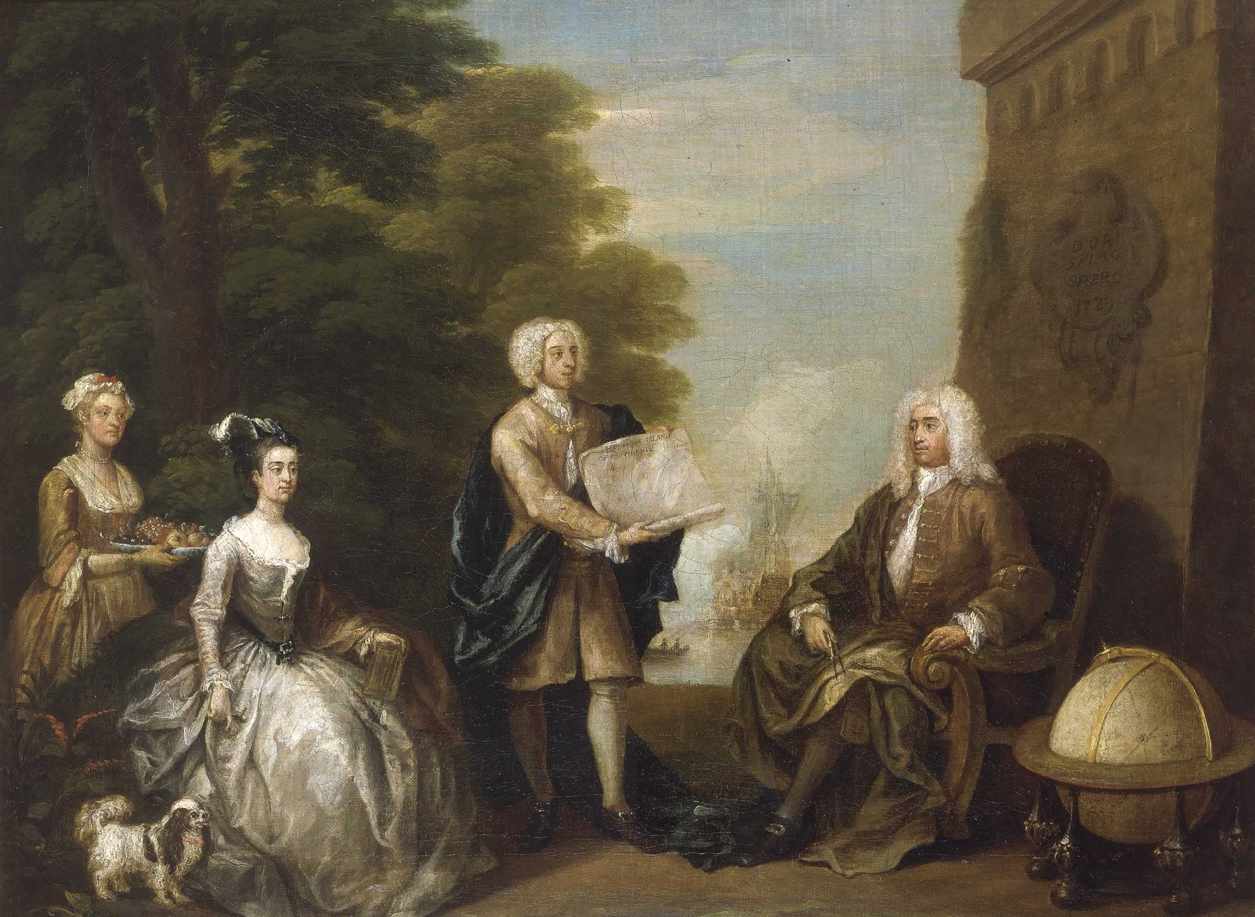 William Hogarth, Woodes Rogers and his Family