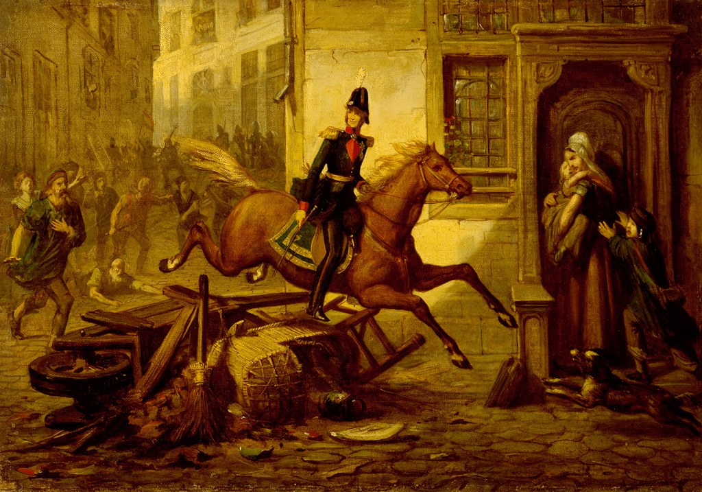 Barend Wijnveld, Anno 1830. De prins van Oranje ontsnapt aan de woede van het Brusselse volk