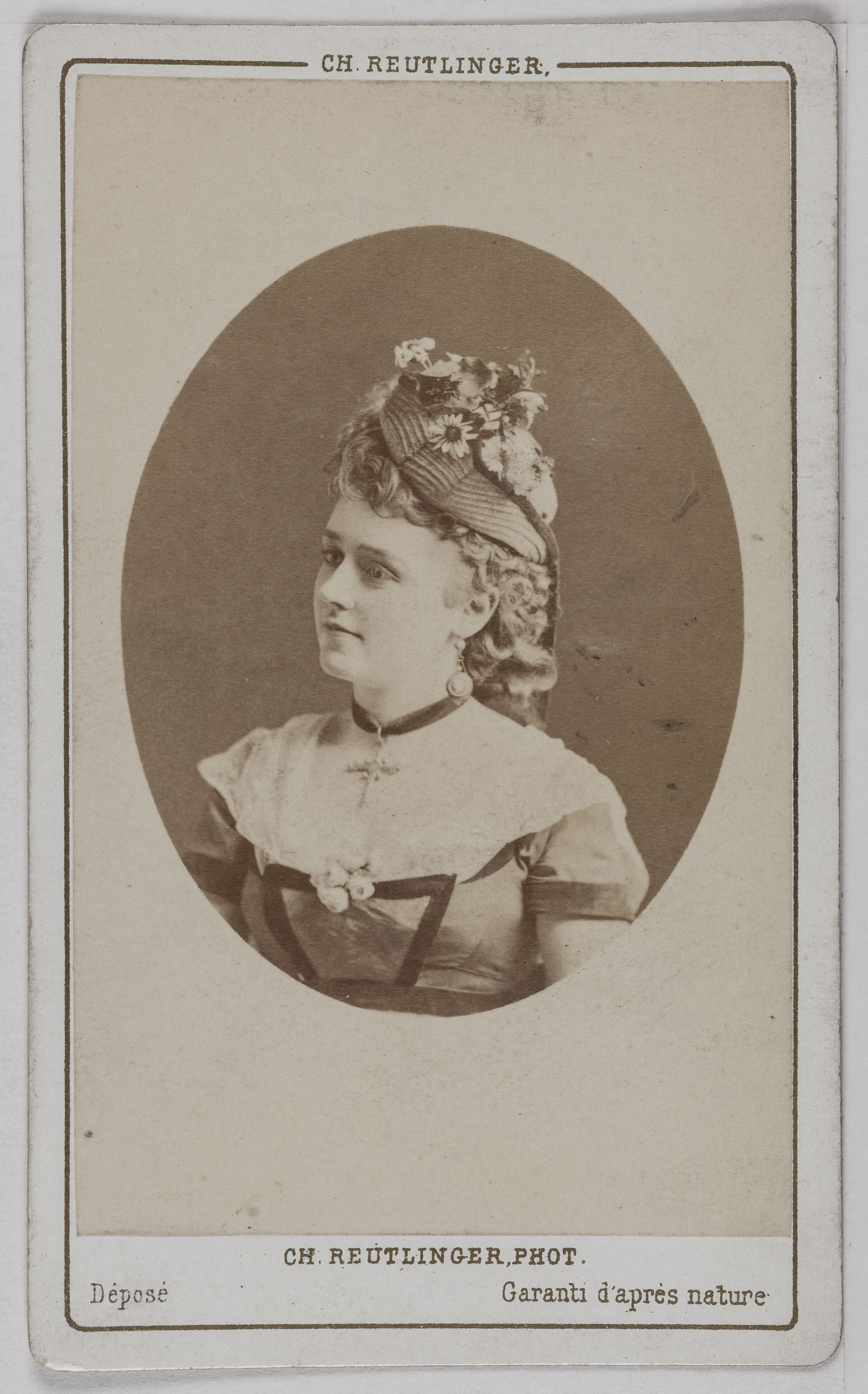 Charles Reutlinger, Portrait de Marié Paola, (1851-), (sœur de Galli et d'Irma Marié), (actrice)