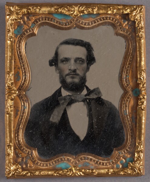 Unknown, [Portrait of a Bearded Man with Askewed Bow Tie]