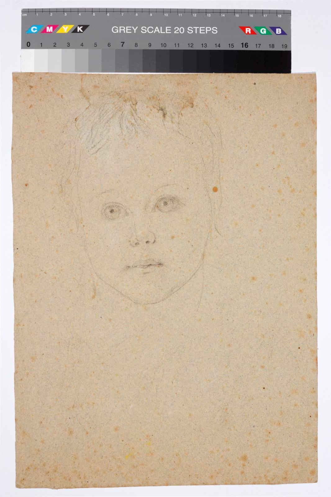 Woldemar Friedrich (author) Krüger, Child’s head