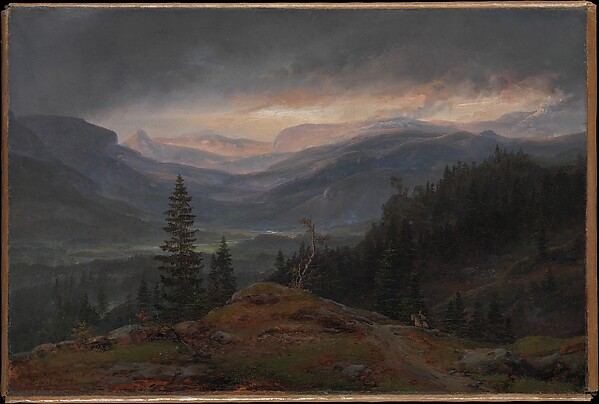 Johan Christian Dahl, View over Hallingdal