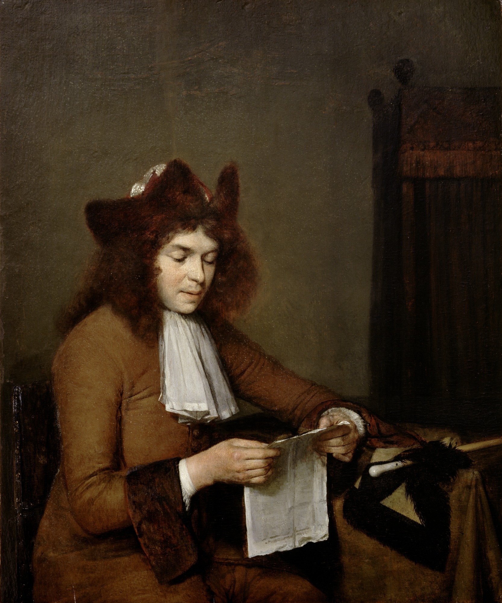 Gerard ter Borch, Young Man Reading