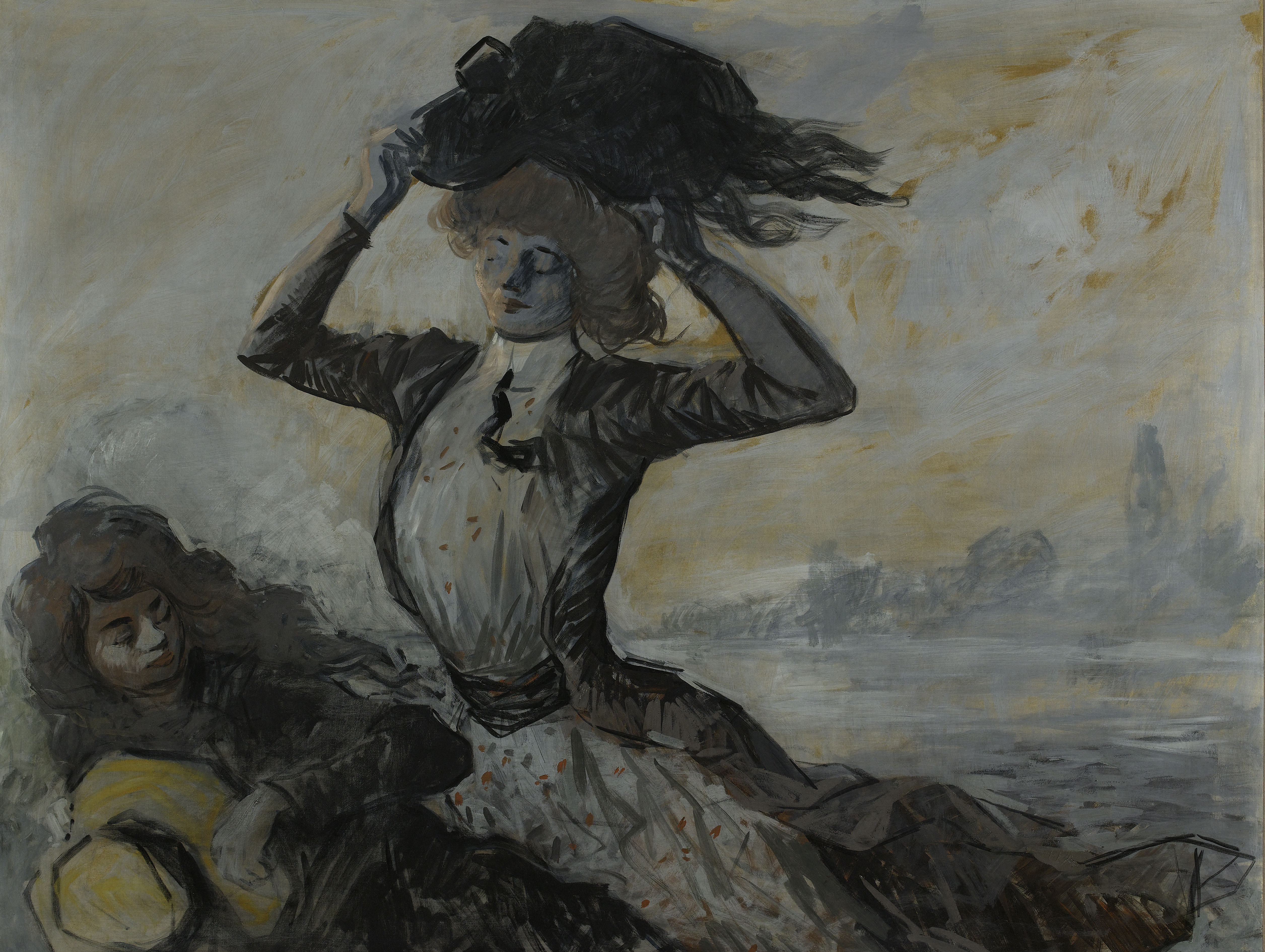 Jean-Louis Forain, Départ, le coup de vent