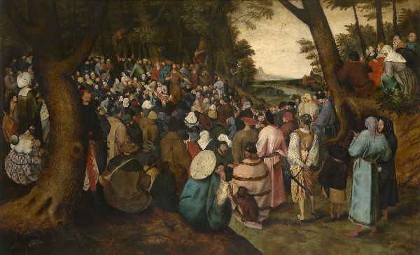 Pieter Brueghel II, Saint John the Baptist Preaching