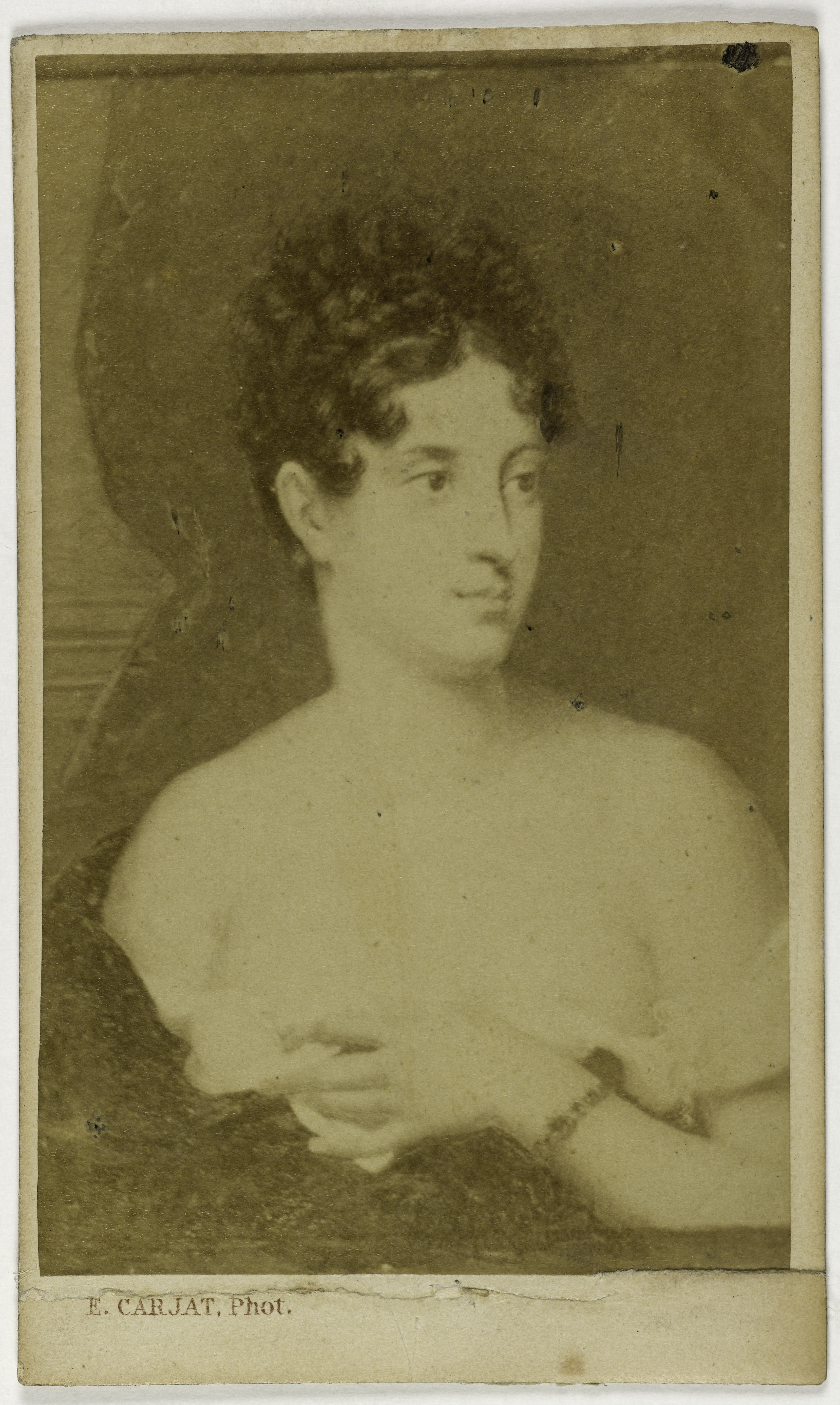 Carjat & Cie, Portrait de Mlle George, (Marguerite Joséphine Weimer, dite), (1787-1867), (actrice)