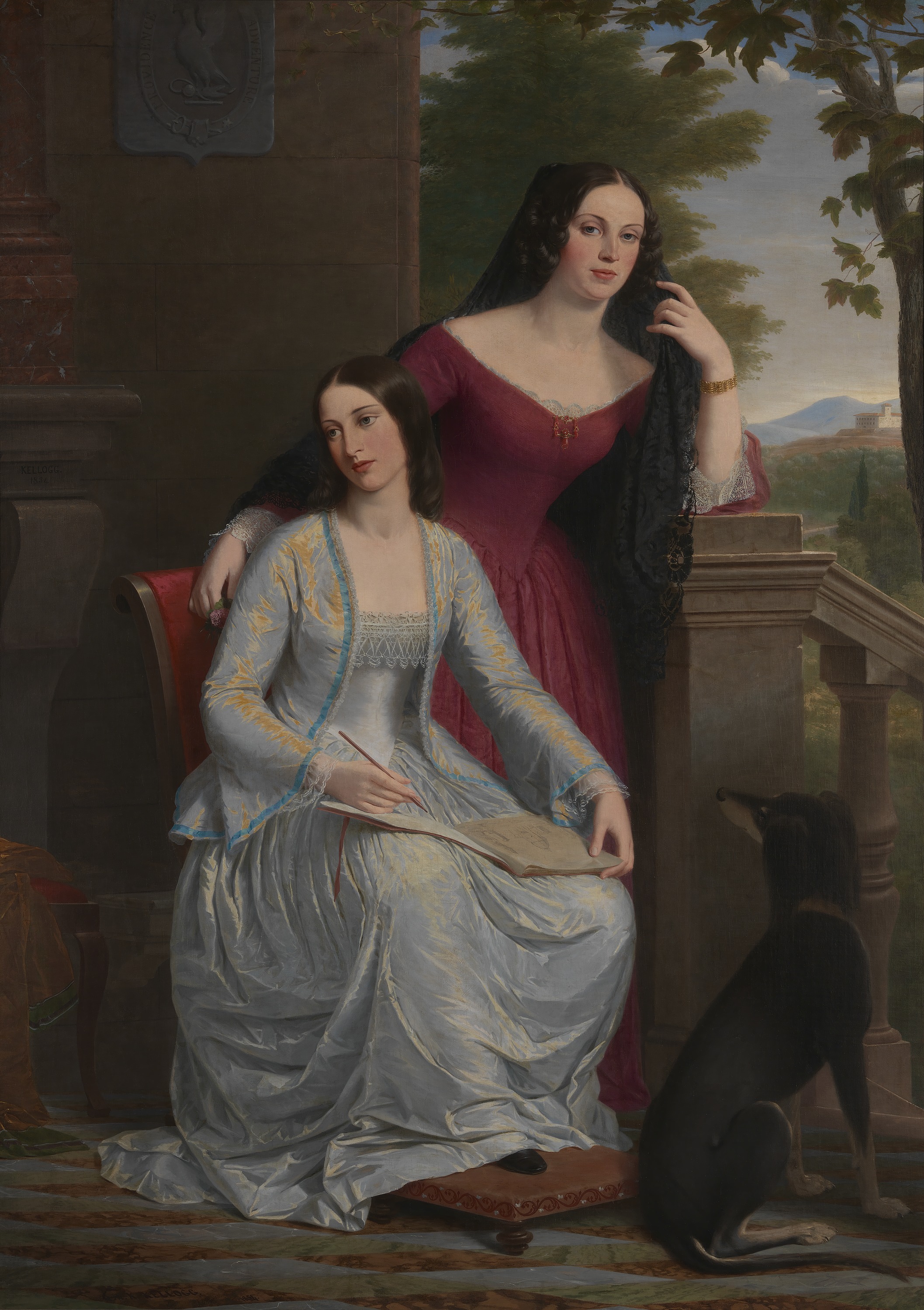 Miner Kilbourne Kellogg, Two Women in an Italian Landscape