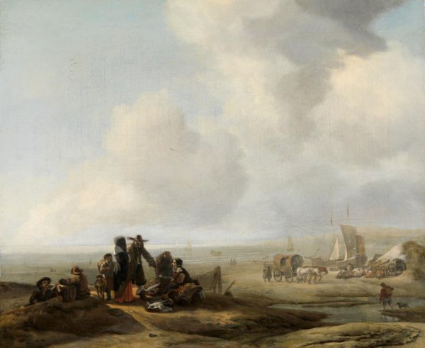 Jacob Esselens, View on the Beach