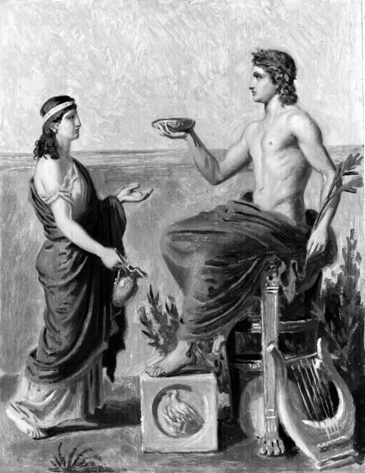 Constantin Hansen, Apollon og Pythia