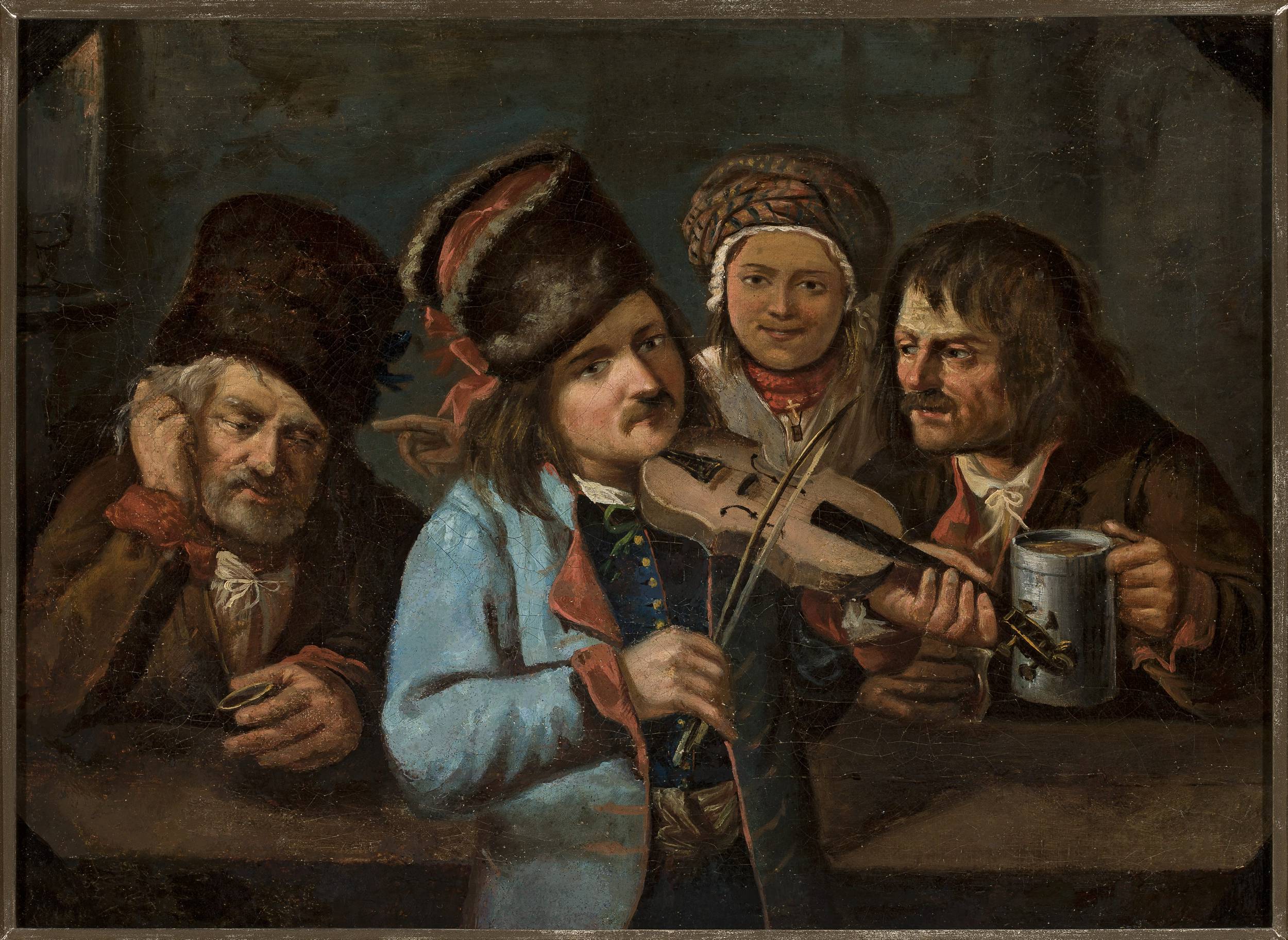 Jan Feliks Piwarski, In a tavern