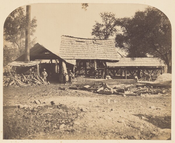 Carleton Watkins, [Guadalupe Mill]