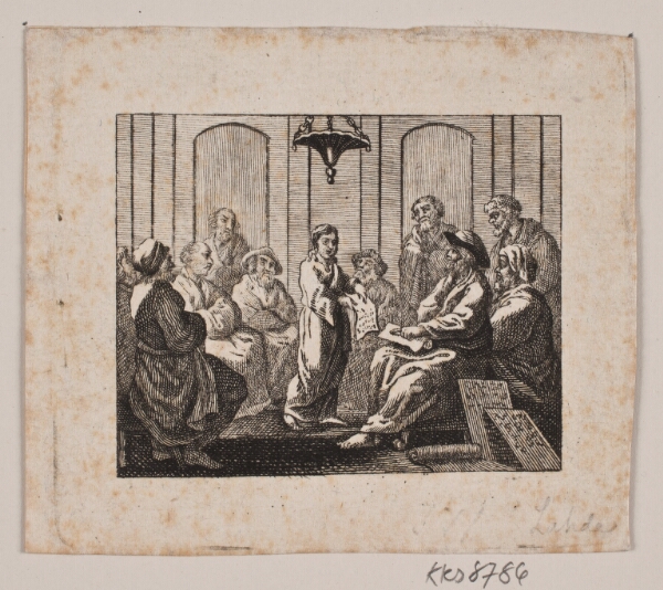 Gerhard Ludvig Lahde, Kristus i tempel