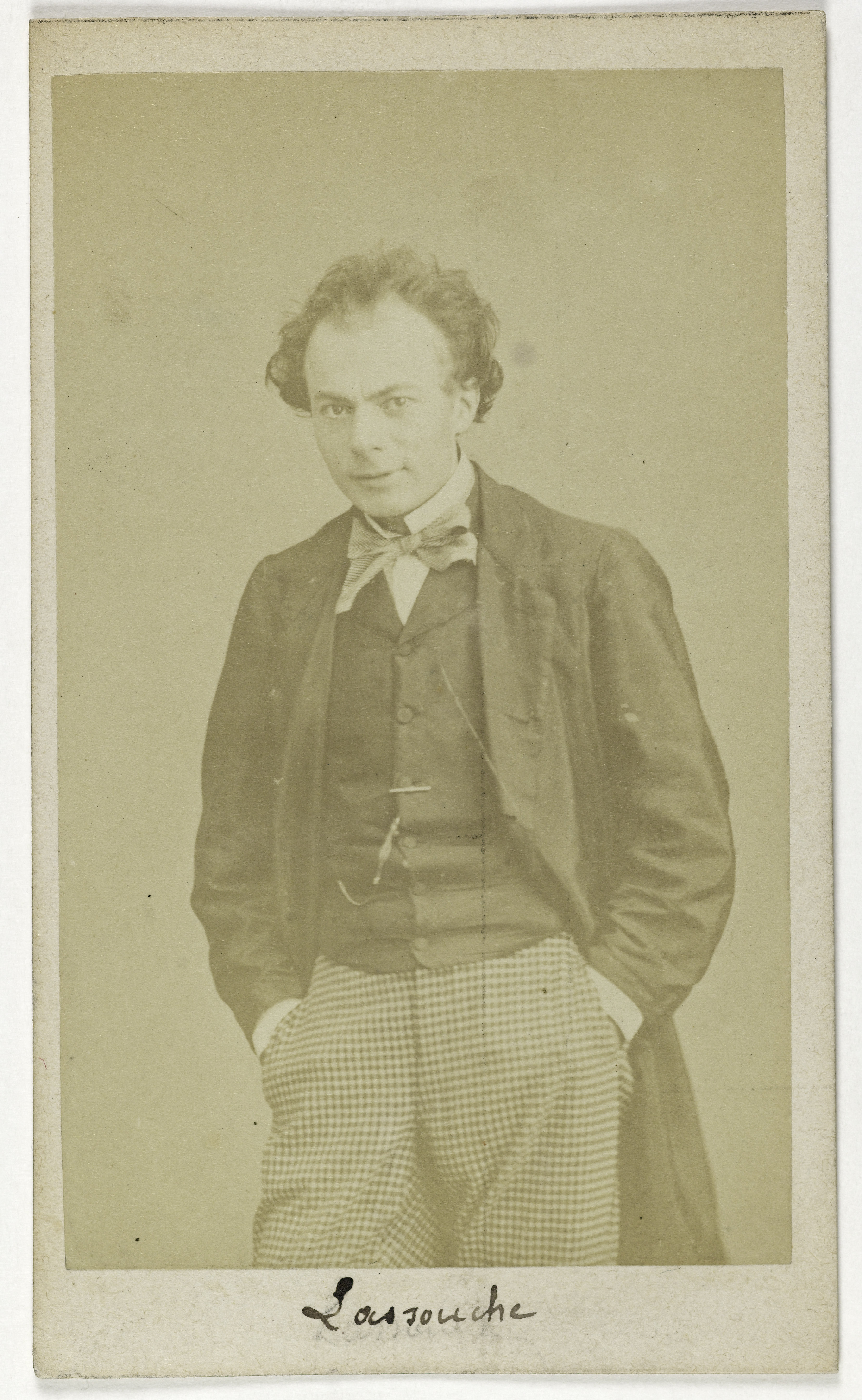 Anonyme, Portrait de Lassouche Louis, (L. Bouquin de Lassouche), (1828-1915), (acteur)