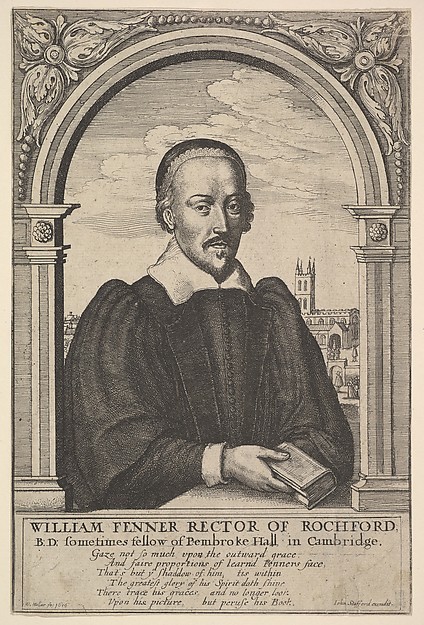 Wenceslaus Hollar, William Fenner, Rector of Rochford (from The Works of W. Fenner B. of Divinity," London, 1657)