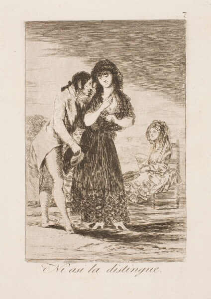 Francisco de Goya, Ikke engang på denne måde kender han hende