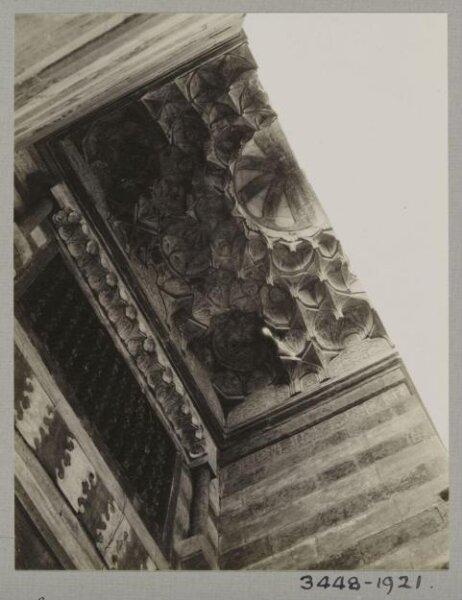 K.A.C. Creswell, Muqarnas (stalactite) at entrance vaulting in the mosque of Mamluk Amir Shaykhu, Cairo