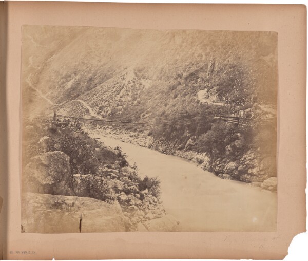 Capt. Melville Clarke, A Rope Bridge at Largee - Kooloo