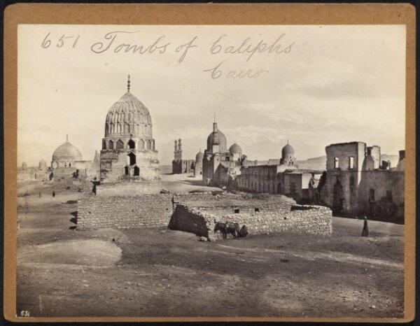 Francis Frith, Tombs of Caliphs.  Cairo