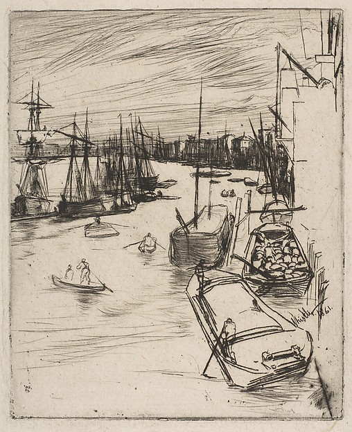 James McNeill Whistler, Little Wapping (The Little Rotherhithe)