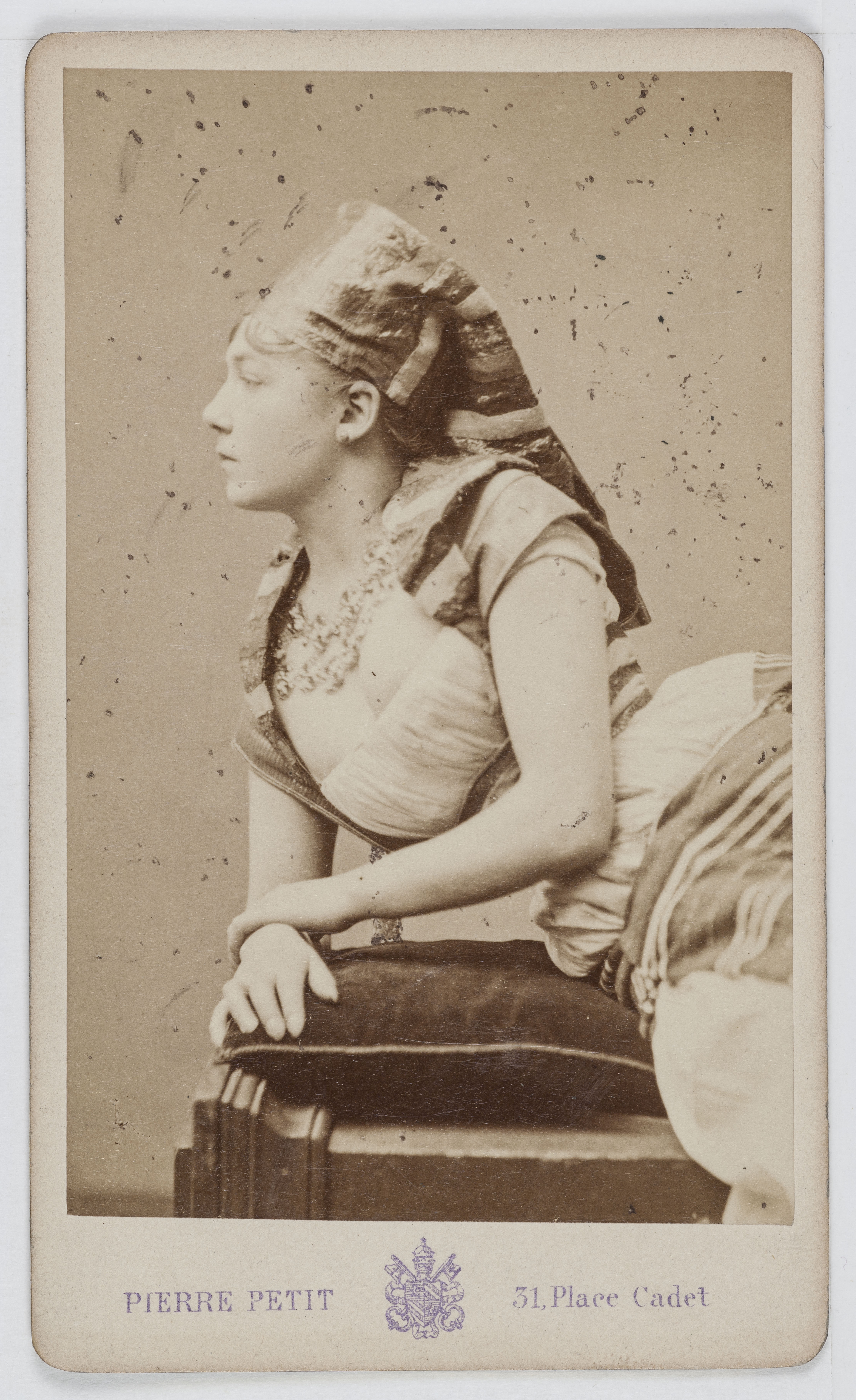 Pierre Petit, Portrait de Stilb, danseuse à l'Opéra en 1875-1876.