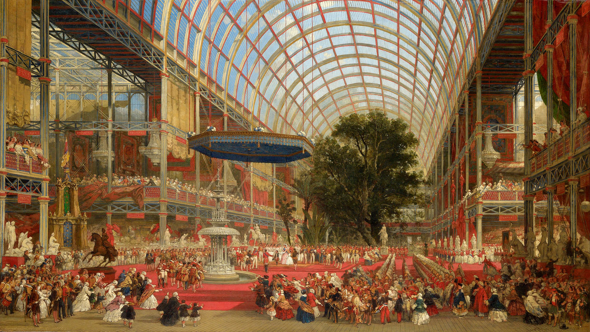 David Roberts, The Inauguration of the Great Exhibition: 1 May 1851