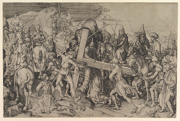 Martin Schongauer, Christ Carrying the Cross
