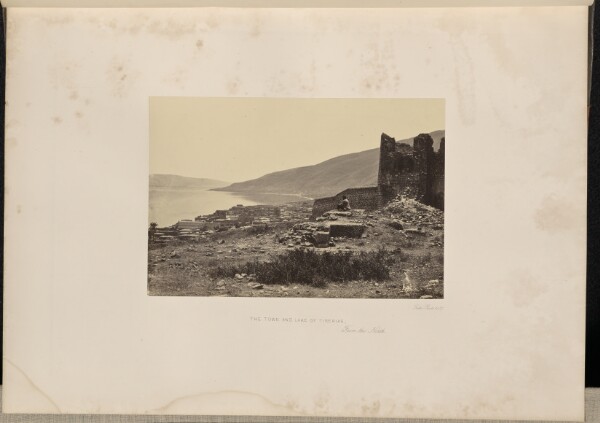 Francis Frith, The Town and Lake of Tiberias, From the North