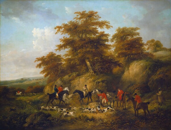 George Morland, The Death of the Fox