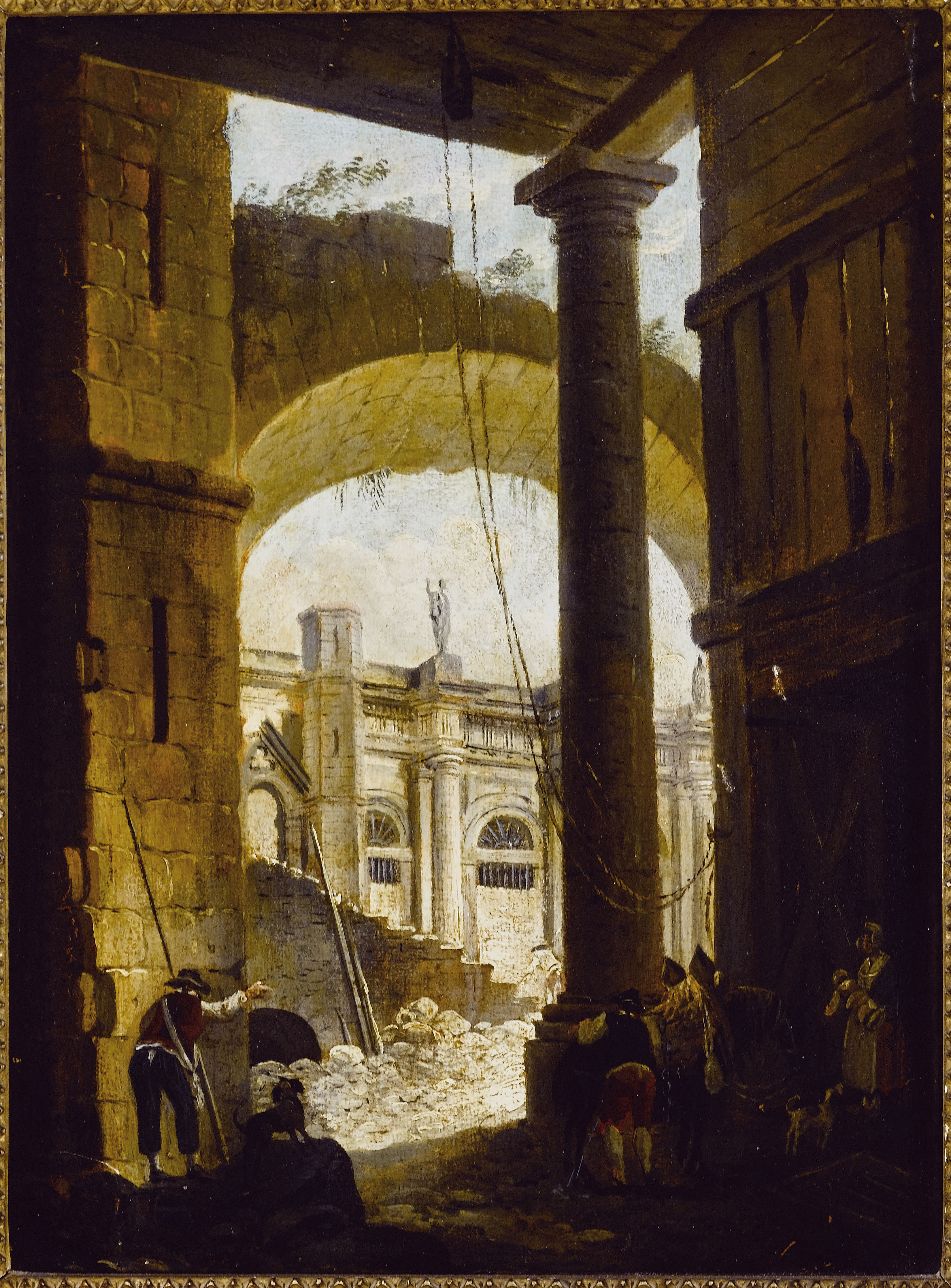 Pierre-Antoine Demachy, Démolition d'un édifice composite