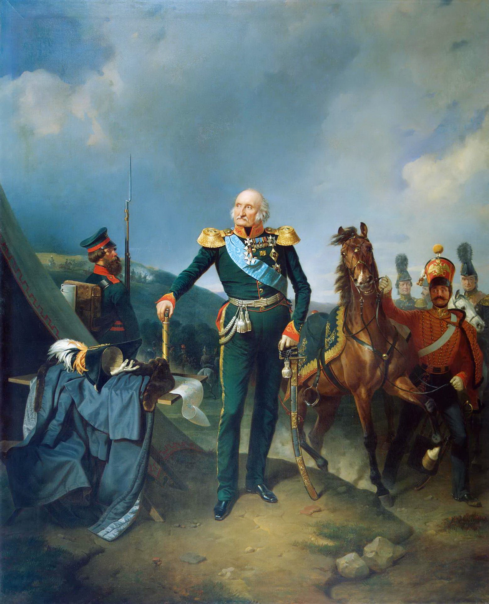 Franz Krüger, Portrait of Count Piotr Wittgenstein