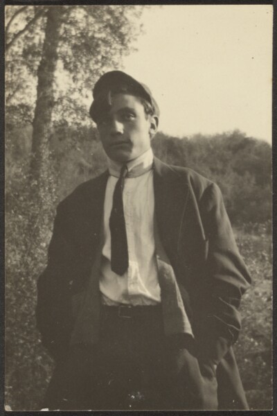 Louis Fleckenstein, [Young Man in Field]