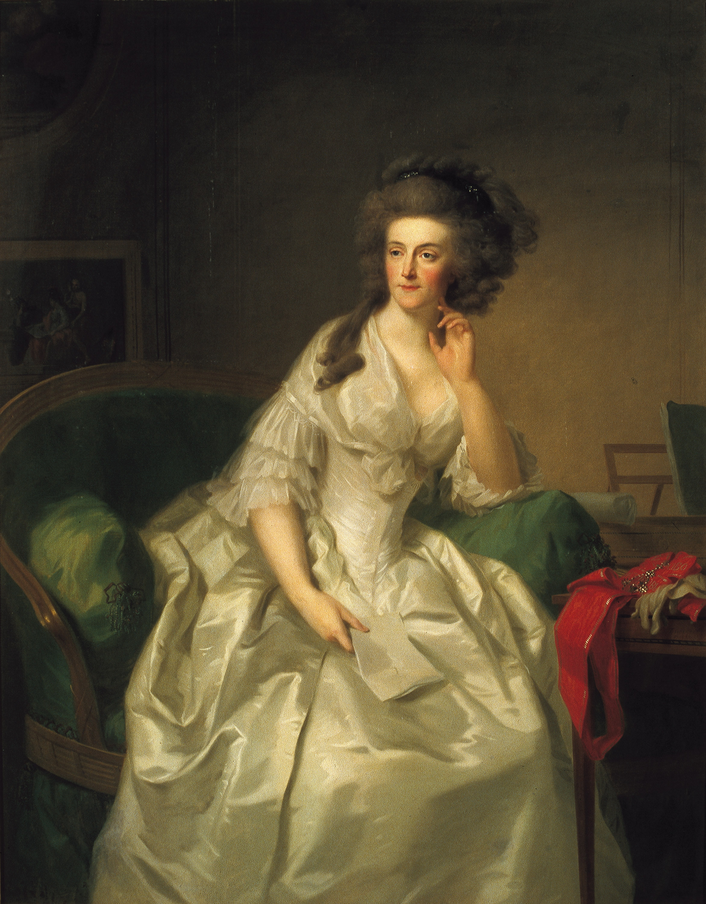 Johann Friedrich August Tischbein, Portret van prinses Frederika Sophia Wilhelmina (1751-1820)