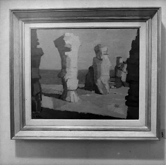 Knut Borg, Tavla. Wallins Konsthall.
