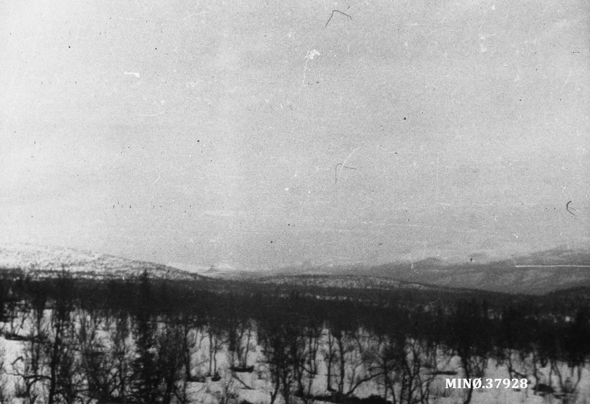 Oddvar Dobloug, Utsikt mot Rondane fra Ruudshytta.