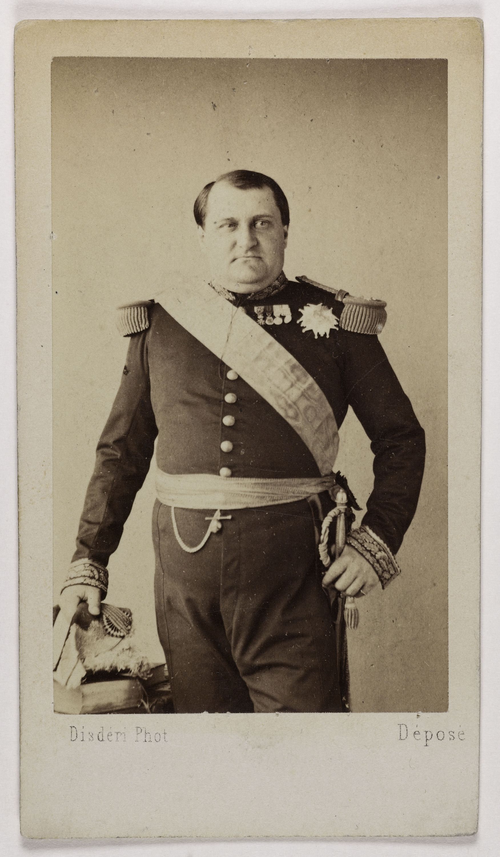 Disderi & Cie, Portrait du Prince Napoléon (né Napoléon Joseph Bonaparte) (1822-1891) (fils du roi Jérôme)