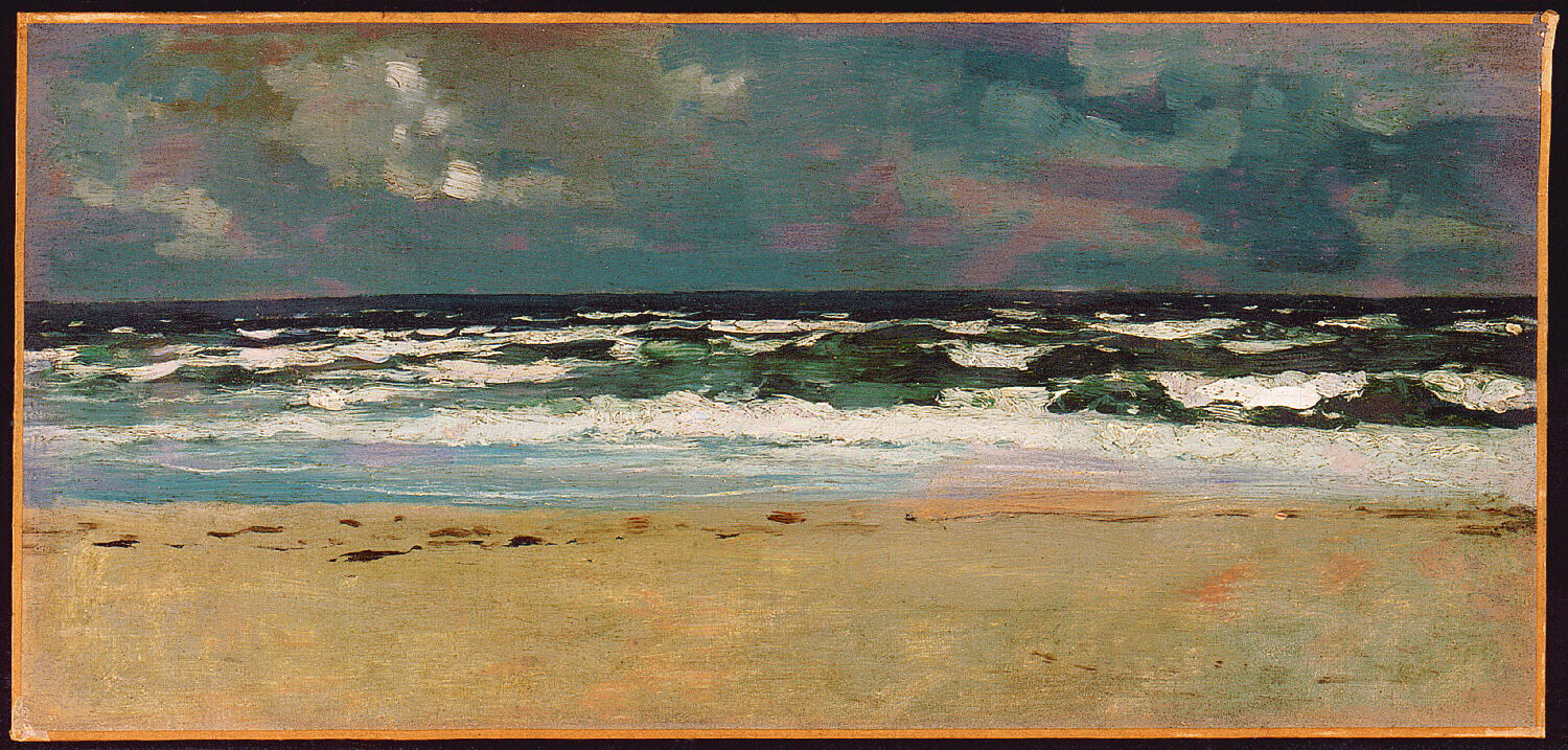 Winslow Homer, Sandy Beach with Breakers