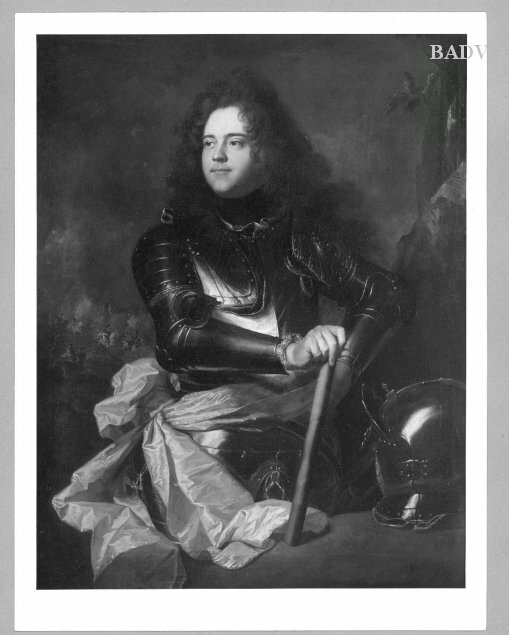 Hyacinthe Rigaud, Portr. of a general in armour