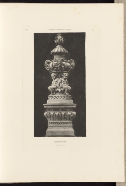 Édouard Baldus, Pavillon de Flore (Vase de Couronnement)
