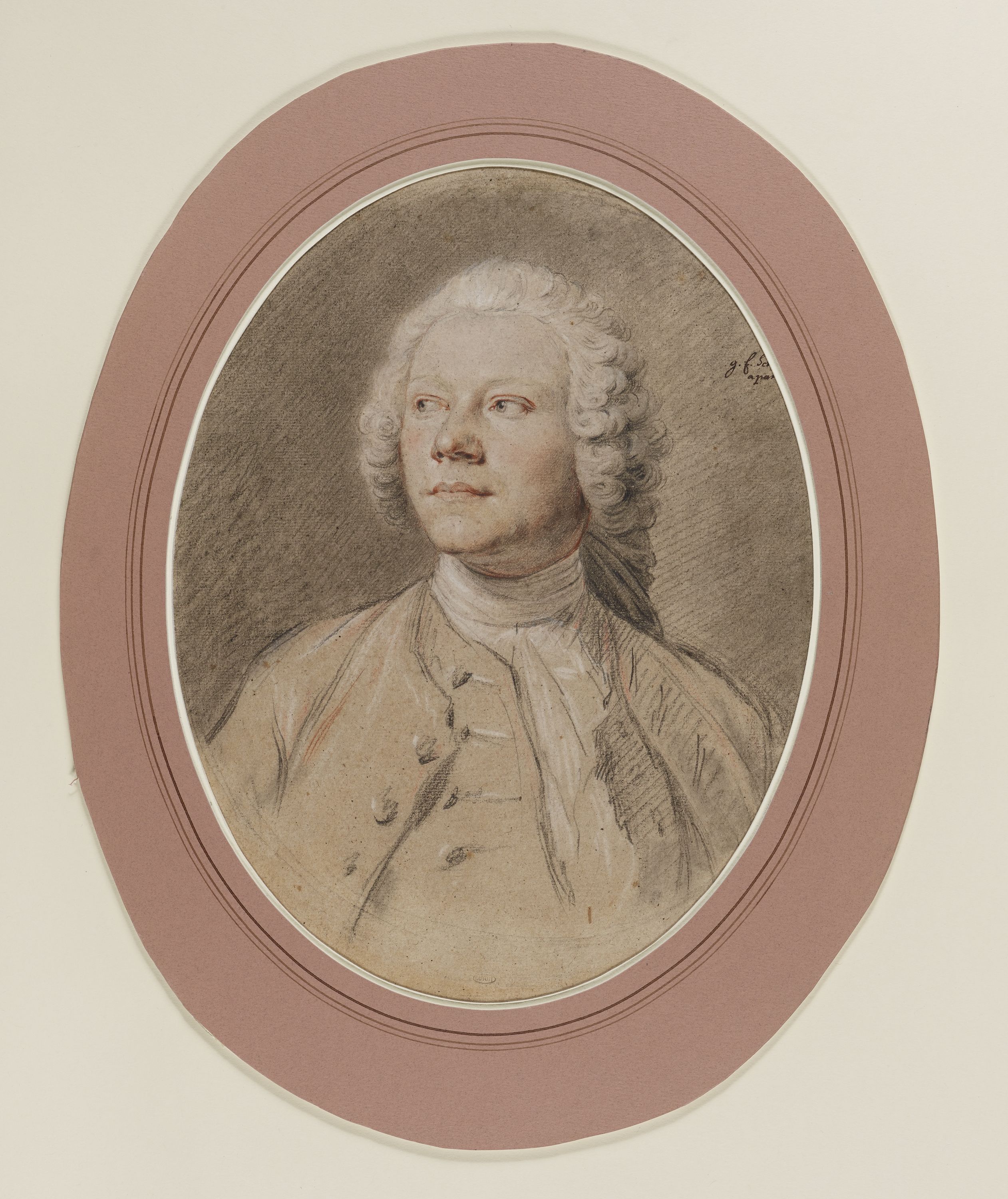 Georges Frédéric Schmidt, Portrait de Johann Georg Wille