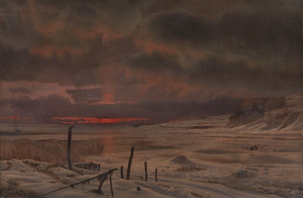 Vilhelm Kyhn, Vinteraften ved en dansk fjord