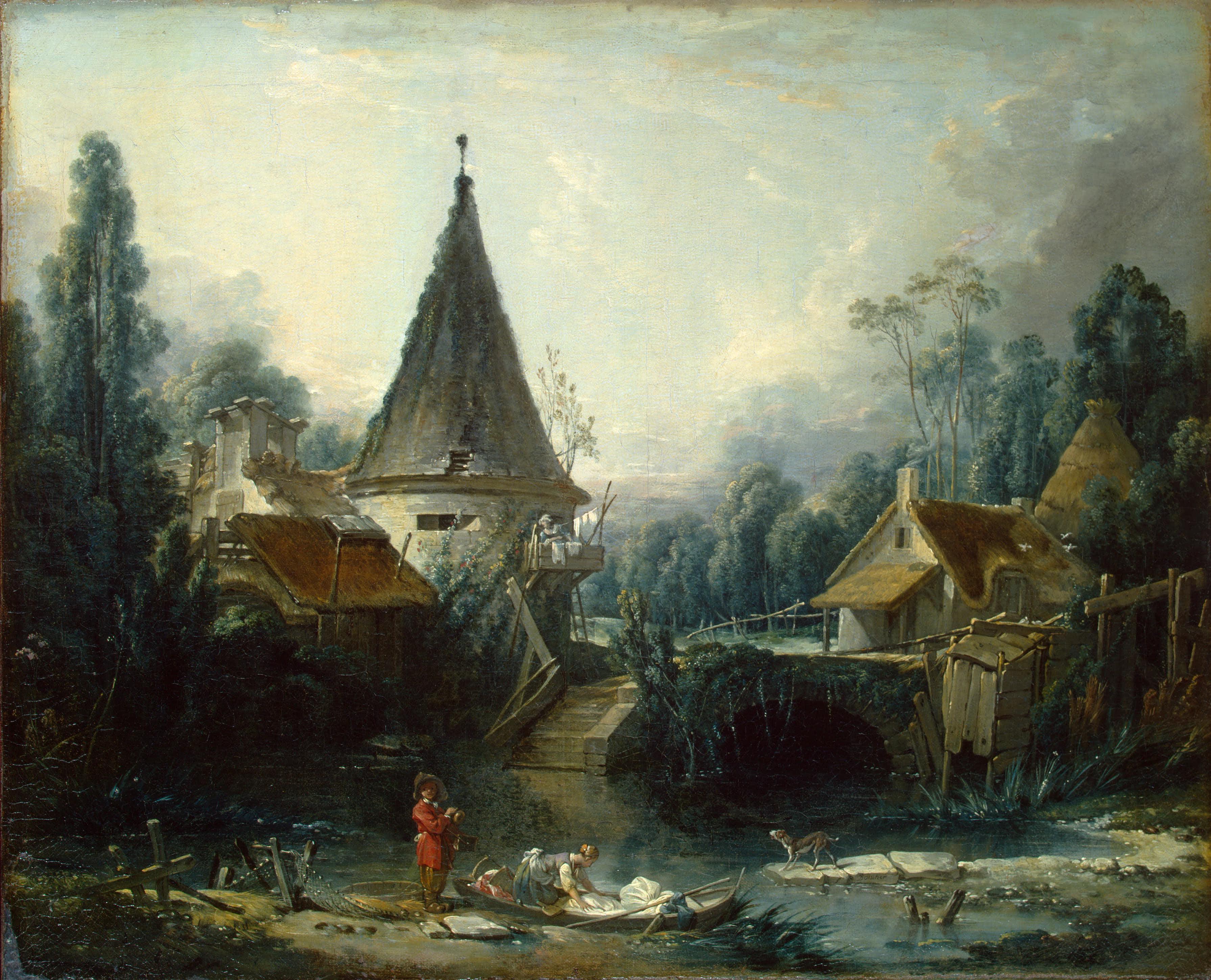 François Boucher, Landscape near Beauvais