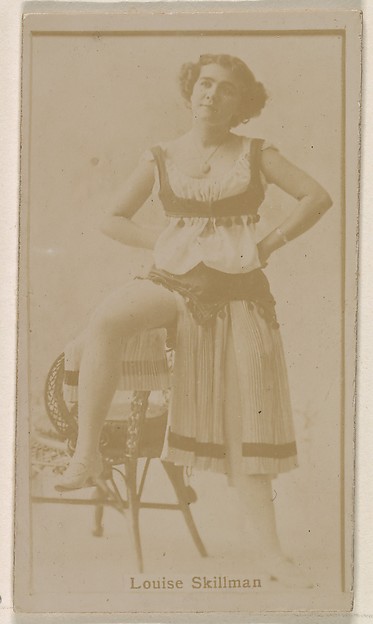 Kinney Brothers Tobacco Company, Louise Skillman, from the Actresses series (N245) issued by Kinney Brothers to promote Sweet Caporal Cigarettes